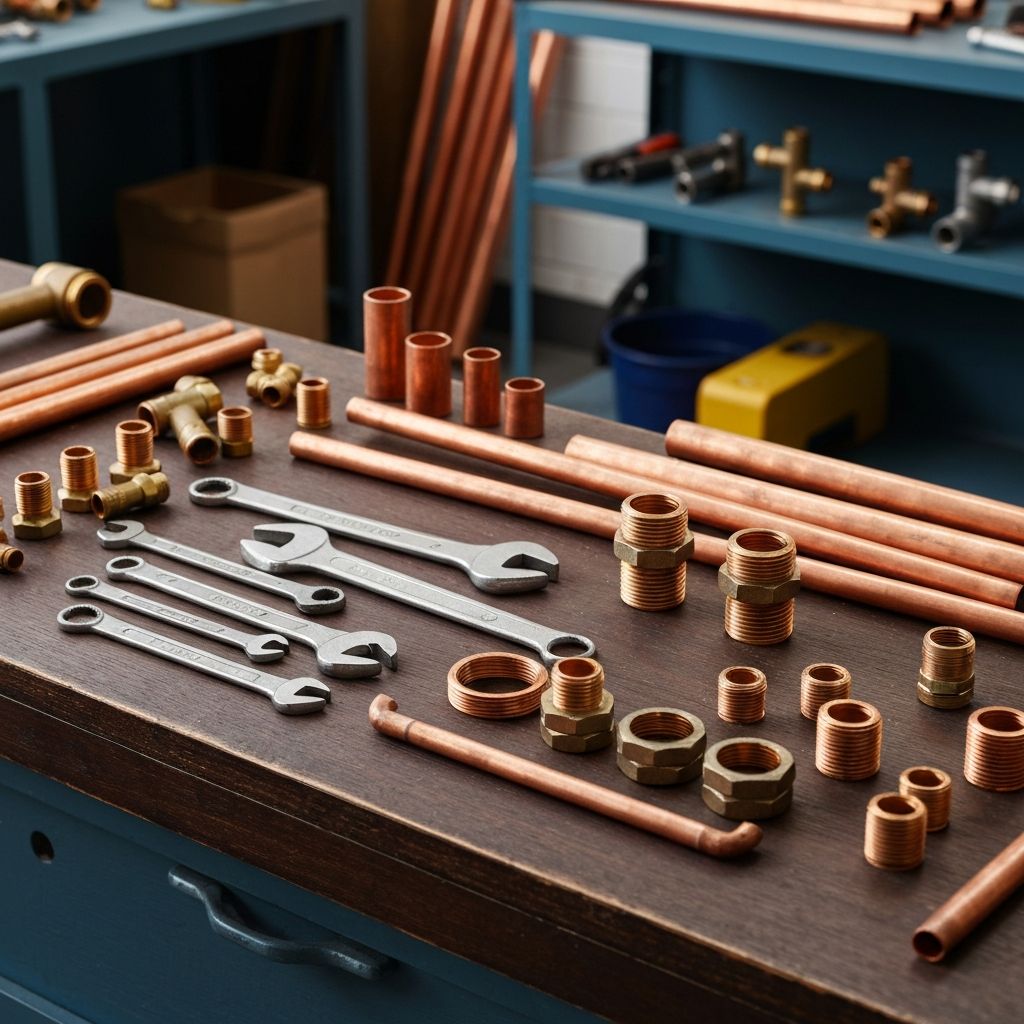 Professional plumbing tools and equipment